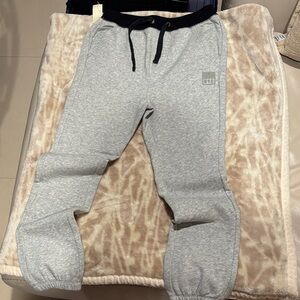 Aeropostale Gray Sweatpants with Black Waistband